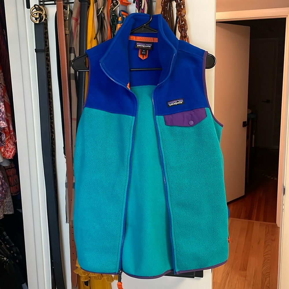 Pristine vintage Patagonia multi color vest - size medium